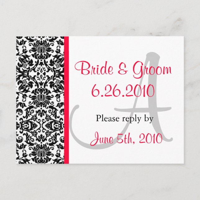 Postkarte für Damaskasreaktion (Vorderseite)