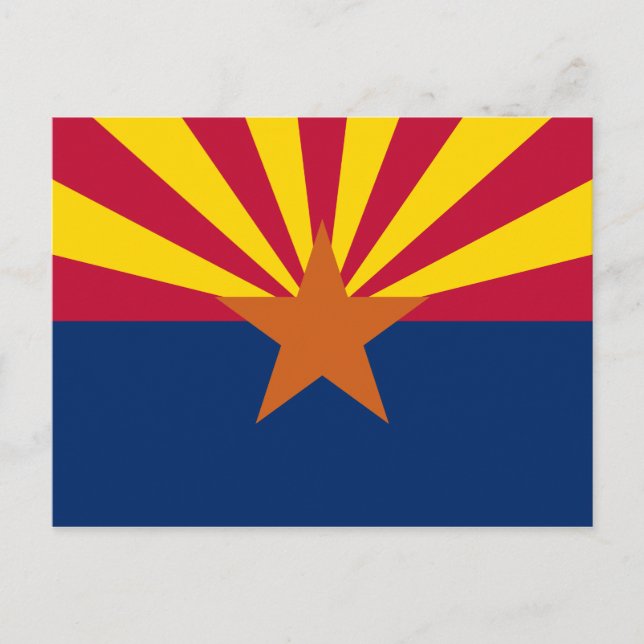 Postkarte für das Arizona-Flag (Vorderseite)