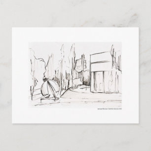 Postkarte für das Bleistift Hannover Landschaft