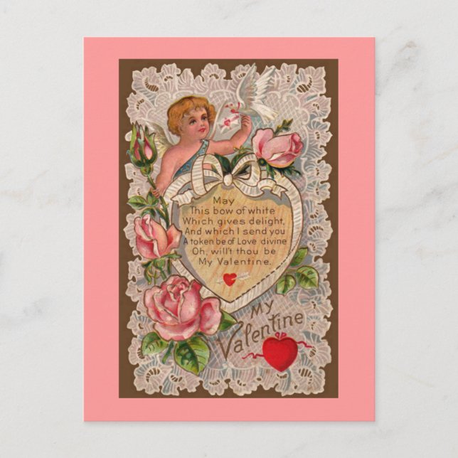 Postkarte für das Gedicht Cupid (Vorderseite)