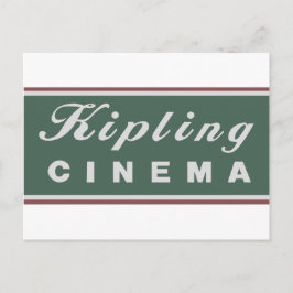 Postkarte für das Kino-Logo