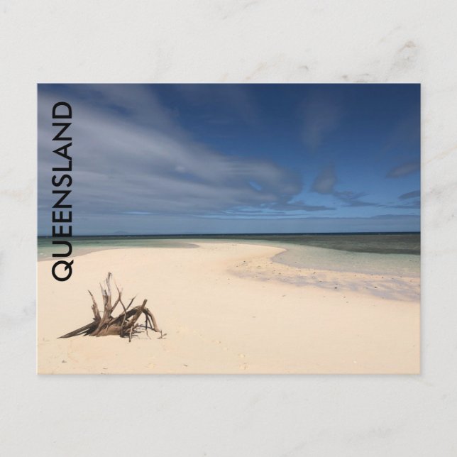 Postkarte für das Leben am Strand (Vorderseite)