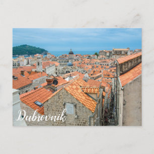 Postkarte für das Stadtzentrum von Dubrovnik