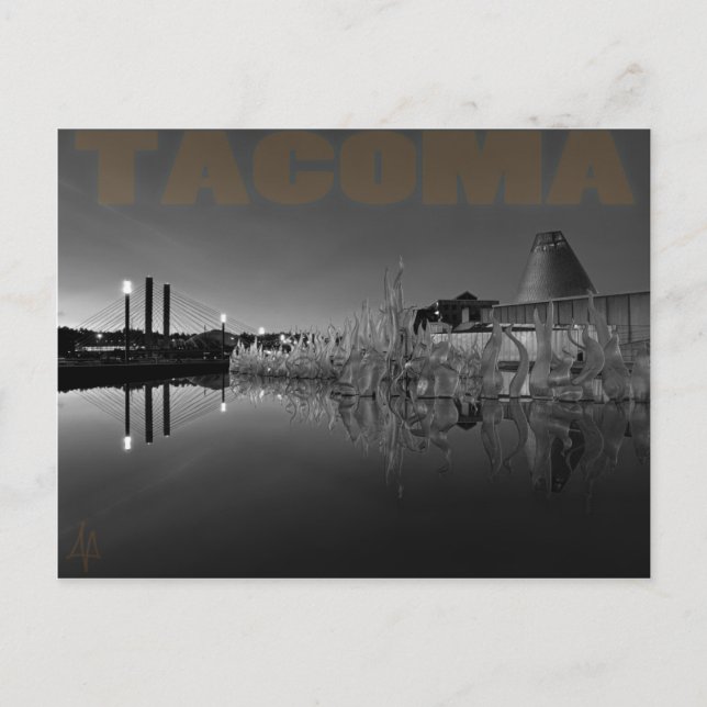 Postkarte für das Tacoma-Museum (Vorderseite)