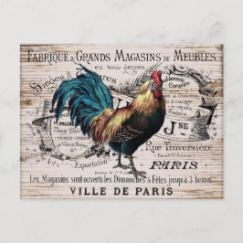 Postkarte für das Vintage Pariser Rodelland