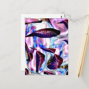 Postkarte für den abstrakten Ozean