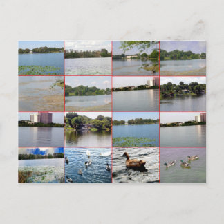 Postkarte für den Collage Lake