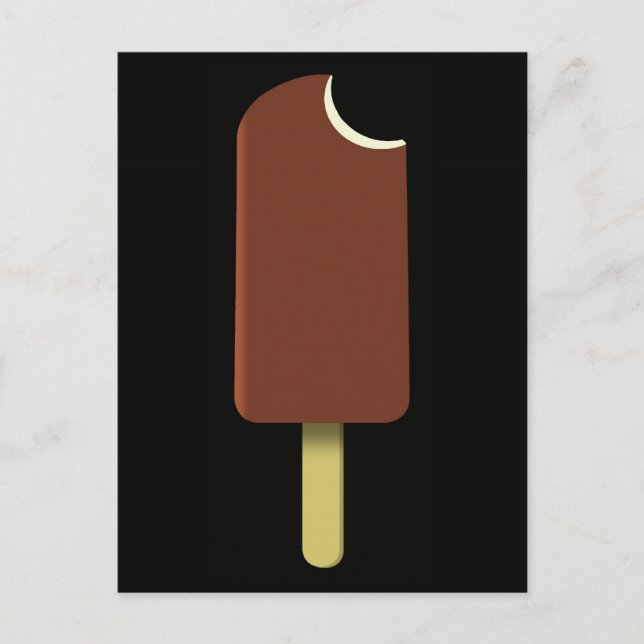 Postkarte für den Eiscreme-Pop (Vorderseite)