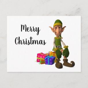 Postkarte für den Elfstag des Weihnachtsmanns