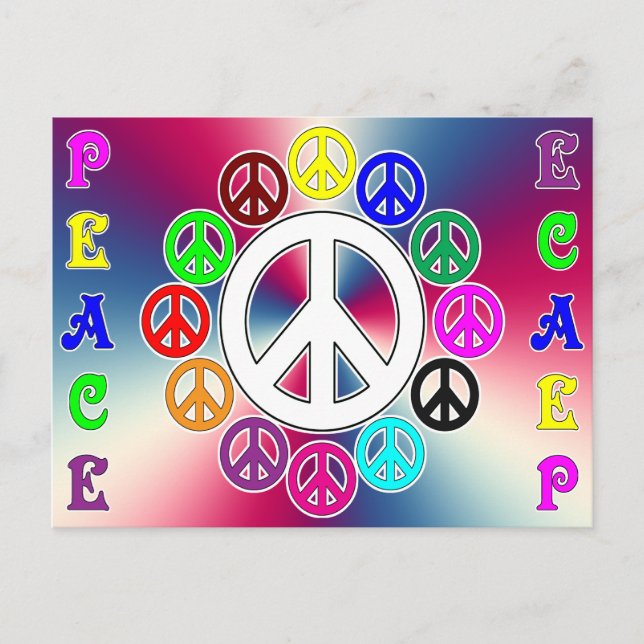 Postkarte für den Frieden (Vorderseite)