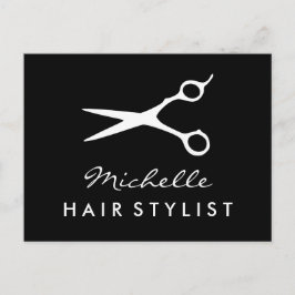 Postkarte für den Friseursalon