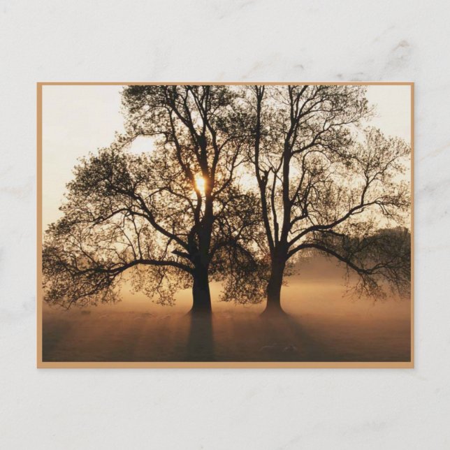 Postkarte für den Herbst (Vorderseite)