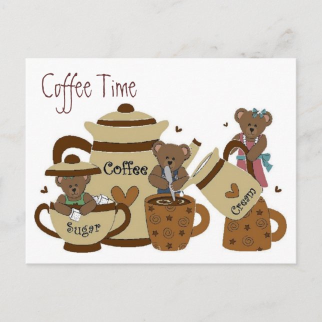 Postkarte für den Kaffee (Vorderseite)