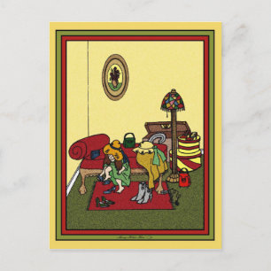 Postkarte für den Kleiderraum - Maßgeschneiderte