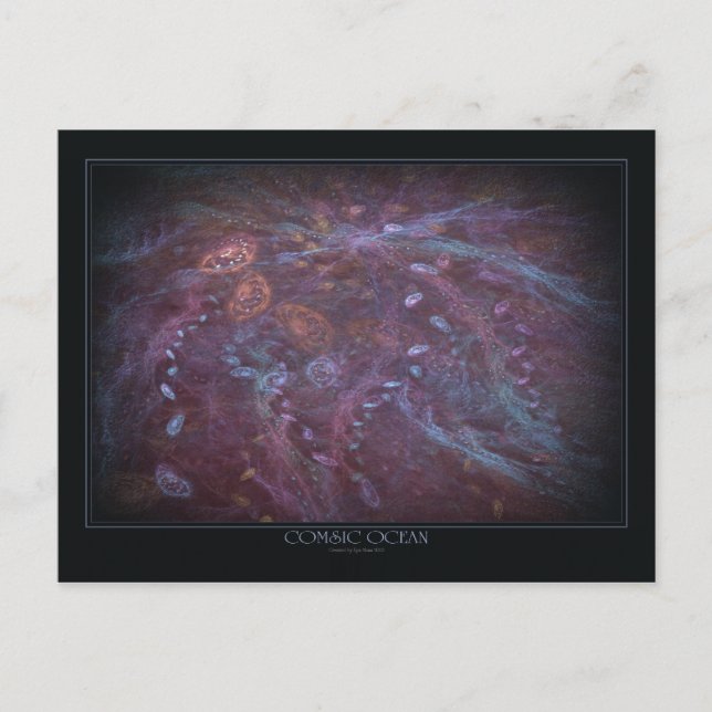 Postkarte für den kosmischen Ozean (Vorderseite)