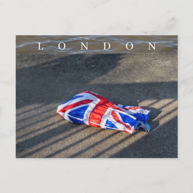 Postkarte für den London Union Jack (Vorderseite)