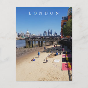 Postkarte für den Londoner Strand
