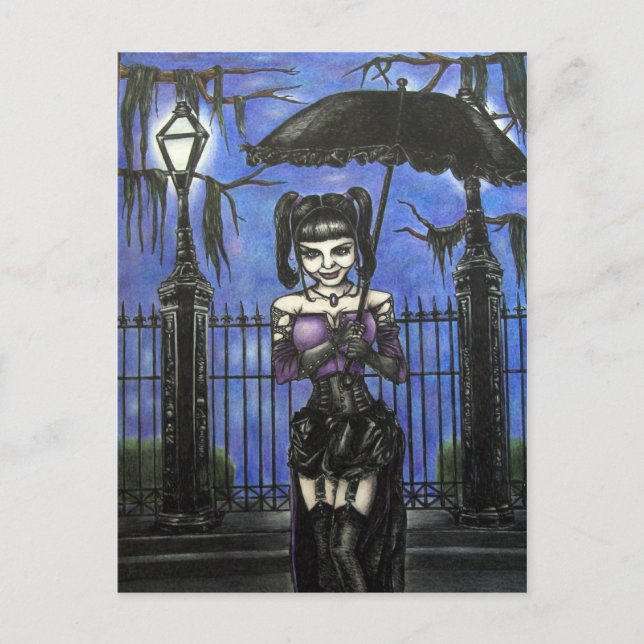 Postkarte für den Mitternachtsspaziergang (Vorderseite)