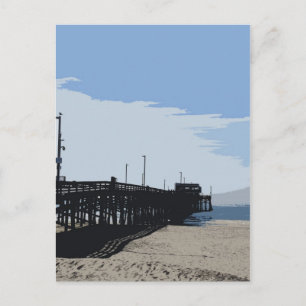 Postkarte für den Newport Beach Pier
