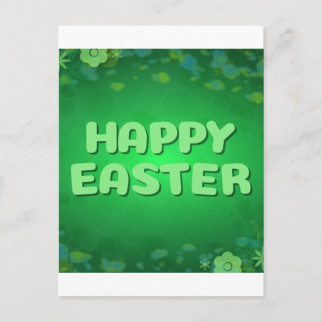 Postkarte für den Osterurlaub (Vorderseite)