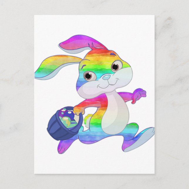 Postkarte für den Osterurlaub (Vorderseite)