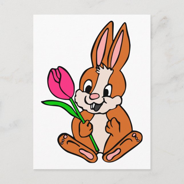 Postkarte für den Osterurlaub (Vorderseite)