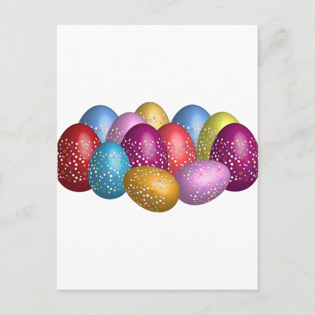 Postkarte für den Osterurlaub (Vorderseite)