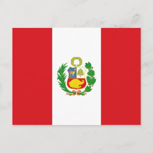 Postkarte für den Peru-Staat