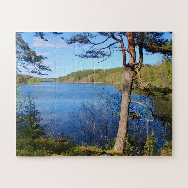 Postkarte für den schwedischen Landskatalog Puzzle (Horizontal)