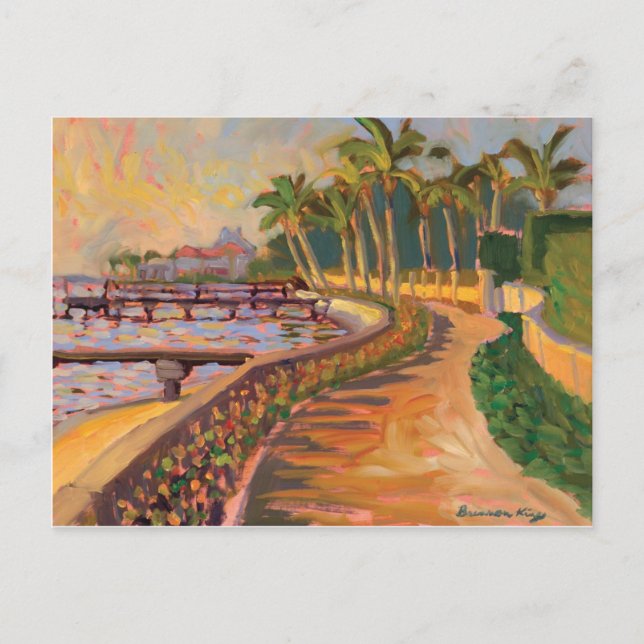 Postkarte für den Seeweg (Vorderseite)