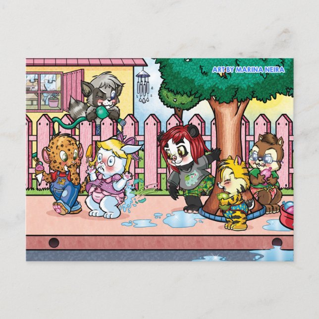 Postkarte für den Sommertag (Vorderseite)