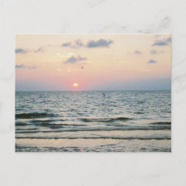 Postkarte für den Sonnenuntergang des Clearwater B