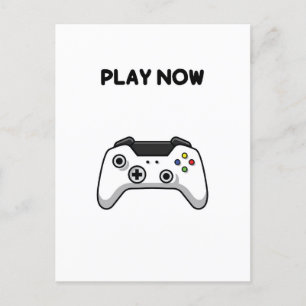 Postkarte für den Videospielcontroller