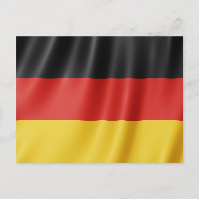 Postkarte für deutsche Flagge (Vorderseite)