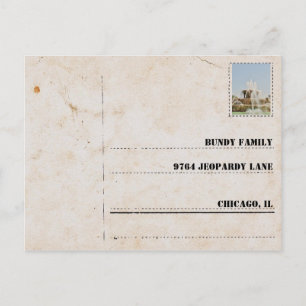 Postkarte für die Bundy Familie