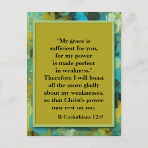 Postkarte für die Christliche Inspiration