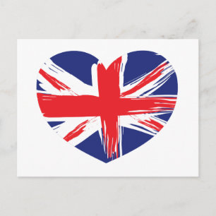 Postkarte für die Flagge der Union