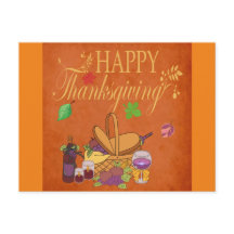 Postkarte für die Herbstdekoration