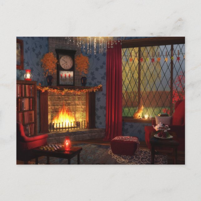 Postkarte für die Herbstruhelosigkeit (Vorderseite)