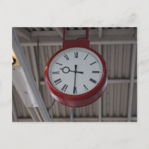 Postkarte für die klassische britische Bahnstation