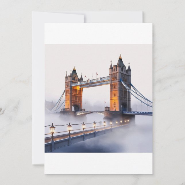 Postkarte für die Londoner Brücke (Vorderseite)