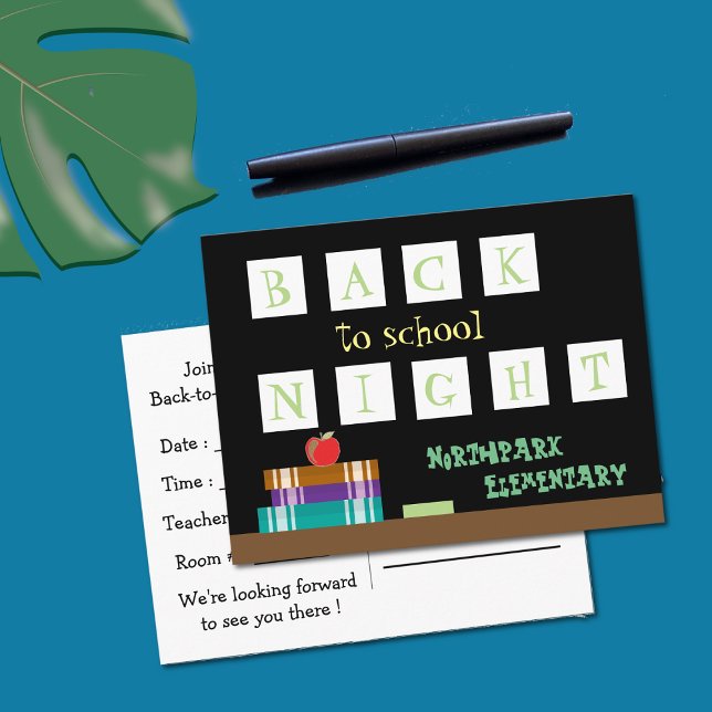 Postkarte für die Nacht von der Schule (Von Creator hochgeladen)