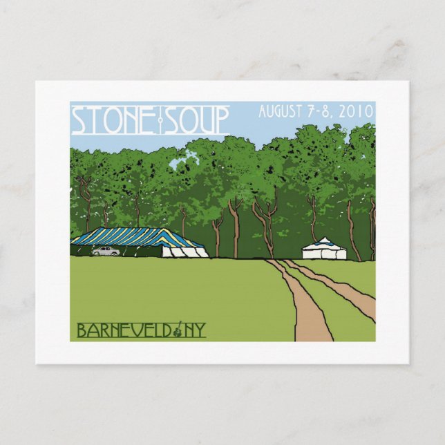Postkarte für die Steinsuppe - Horizontal (Vorderseite)