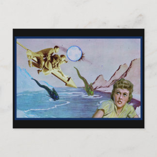 Postkarte für die Wasseranlandung