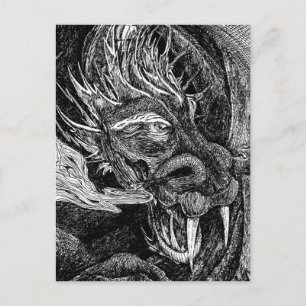 Postkarte für Drachen