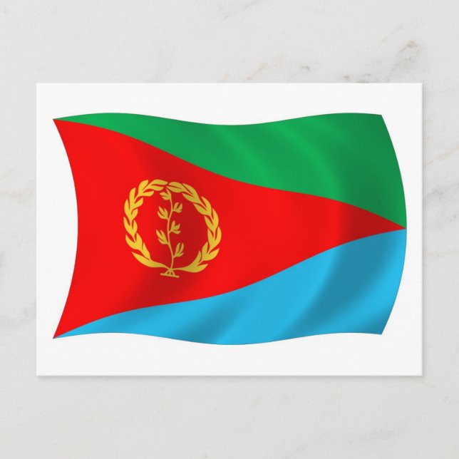 Postkarte für Eritrea (Vorderseite)
