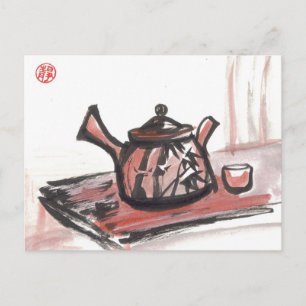 Postkarte für Familienteppich