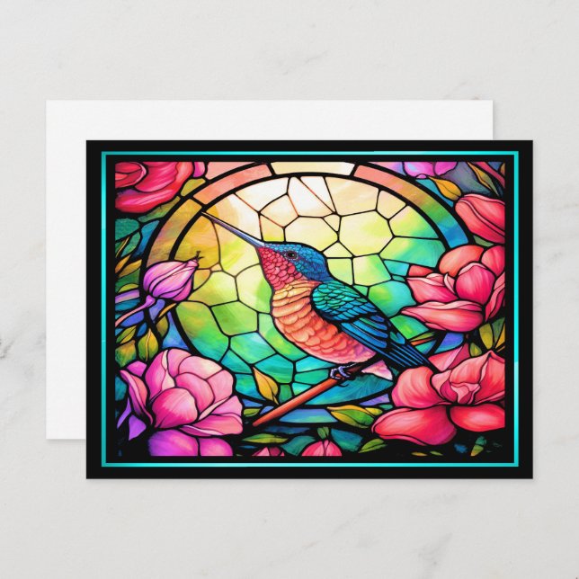 Postkarte für Flachkartenspeicher (Vorne/Hinten)