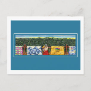 Postkarte für gequiltete Ernte