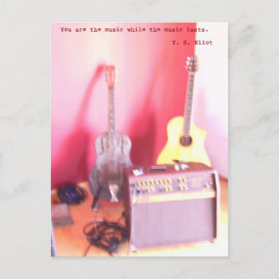 Postkarte für Gitarre